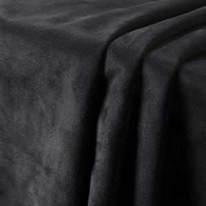 64"120" Suede Upholstery Fabric Black Double-Side Soft Smooth Micro-Suede Material for Car Headliner Replacement, Cushion Sofa Pillows Home Dcor Repair DIY (Black 60" Wide X 120" Long)