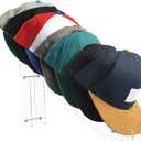 STAUBER Best Acrylic Baseball Cap Rack - The Original Multipurpose Hat Display Organizer - Made in the USA! (Clear, 2 Pack)