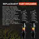 FR3Z18124AG KR3Z18124AE Pair Front Shock Absorbers Strut Assembly Compatible with Ford Mustang EcoBoost GT with MagneRide Suspension 2015-2023 FR3Z-18124-AG, KR3Z-18124-AE