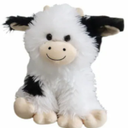 Holiday Home 14" Fluffy Cow Plush