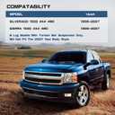 3" Front and Rear Suspension Lift Kit Compatible With Chevy Silverado GMC Sierra 1500 4X4 4WD 1999-2007- Leveling Lift Kits with Strut Spacer and Shock Extenders