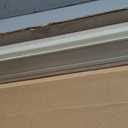 Beige Linen Cordless Sheer Shades for Door Bathroom Windows W25xH72