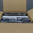 SWTYMIKI Coffee Bar Station Rack - Bakers Rack Corner Coffee Stand Station, Bar Cabinet for Kitchen with Hooks Grey