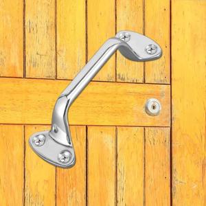 6" Grab Bar, Marine Grade 316 Stainless Steel Bath Shower Bars Heavy Duty Bathroom Hand Rail Safety Handle Pull for Elderly Seniors Assist, for Home Boat Yacht Rvs Garage Barn Gate Door Handles (1Pcs)