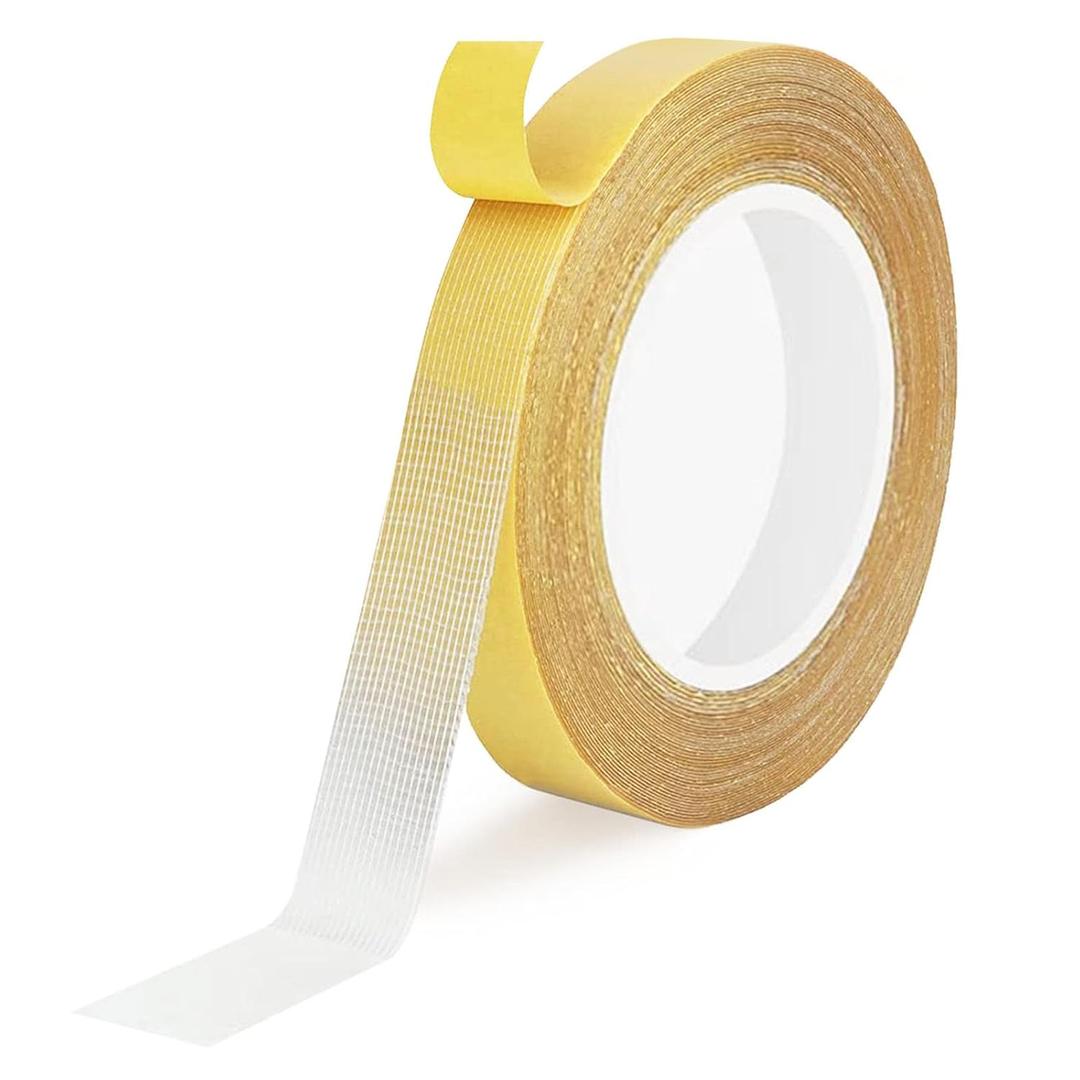Double Sided Tape for Woodworking,Strong Double Side Fabric Tape Heavy Duty 1.18inch*32.81FT,High Stickness Two Sided Tape for Carpet,Wood,Garment,Poster,Art Craft
