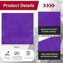 Oudain 200 Pcs Microfiber Cleaning Cloth 16x16 Inch Microfiber Towels for Car Ultra Absorbent Cleaning Rags Reusable Lint Free Streak Free Detailing Towel for Car Washing Drying Dusting (Purple)