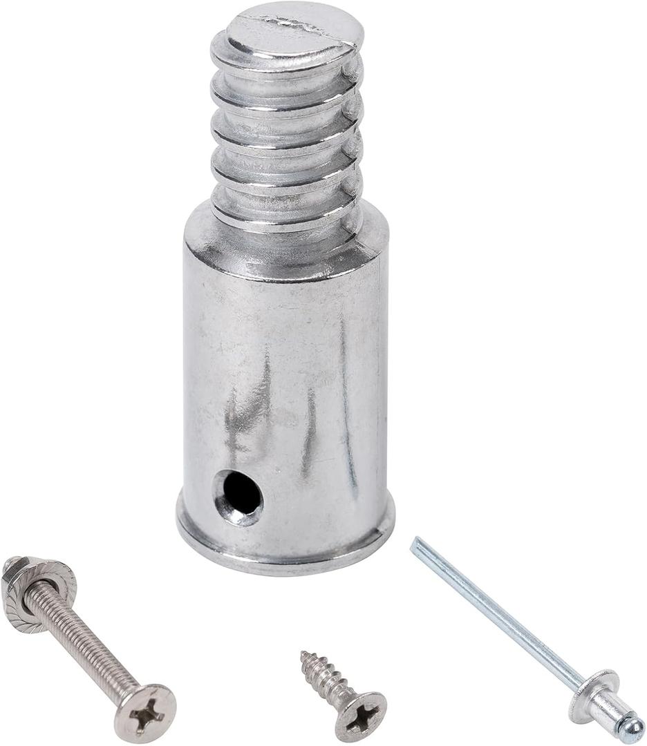 Metal 3/4" (.75) Threaded Tips Replacement Kits for Telescopic Extension Poles Repairing