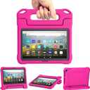 DJ&RPPQ Body Rugged Heavy Duty Shockproof Case with Kickstand for Kids- Pink