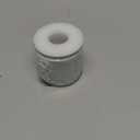 MECCANIXITY 131Ft(40M) Wire Rope 304 Stainless Steel Cable 1/16" (1.5 mm) Vinyl Coated with 6pcs Aluminum Sleeves for Hanging, Clotheslines, Lifting White