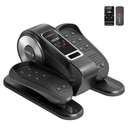Under Desk Elliptical Machine, Electric Seated Pedal Exerciser, Mini Ellipse Leg Exerciser with Remoter, 12 Level Speeds, Forward & Reverse Direction, Manual & Auto Mode for Home Office