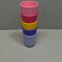 SUGARCANE Kids Cups 10 oz - 5 Pack, USDA & LFGB Certified Toddler Cups - BPA Free - Dishwasher Safe, Reusable, Unbreakable - (Blue / Pink / Yellow)