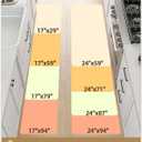 Color&Geometry Wide Kitchen Floor Mat 24x108 Anti Fatigue Easy Clean, Brown, 108"L x 24"W x 0.4"Th