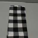 Senneny Buffalo Check Table Runner Cotton Black and White Plaid Classic Stylish Design for Family Dinner Christmas Holiday Birthday Party Table Home Decoration (White and Black, 14 x 108 Inch)