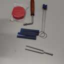 Piano Tuning Kit Professional Wrench Hammer Rubber Mutes Set Including 9 pcs Tuning Tools for Piano Tuning with Tuner