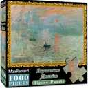 MaxRenard Game 1000 Pieces Jigsaw Puzzle Fine Art Collection Toy Monet Sunrise Impression