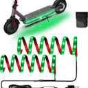 Keiurot Led Lights for Scooter Night Riding Electric Scooter LED Strip Light Led Light Strips 5V Flashing Mode for Outdoor