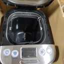 Cuisinart Bread Maker Machine, Stainless Steel Automatic Bread Machine with 12 Menu Options, 3 Loaf Sizes up to 2 Lb., 3 Crust Colors, Removable Nonstick Baking Pan & Kneading Paddle, CBK-110NAS