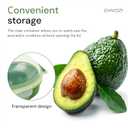 Avocado Keeper - Plastic Avocado Keeper Storage Container - Reusable Avocado Holder Organizer for Fridge - Fruit & Avocado Container to Keep Fresh, 2 Pcs