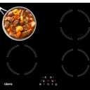 CDV 6000W Built-in Induction Cooktop 4 Burners, 24 Inch Electric Cooktop Touch Control Ceramic Glass Plate 9 Power Levels Fast Heating Safety Child Lock