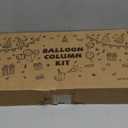 TEKXYZ Telescoping Balloon Stand Set of 4, 1.5ft to 7ft Free Adjustable Metal Balloon Column Stand for Party Decorations