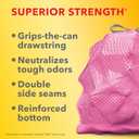 Glad Tall Kitchen Trash Bags 13 Gallon, MaxStrength Cherry Blossom Garbage Bags, Odorshield with Drawstring, 34 Count