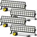 4Pack 100W Shop Light, 11000LM 6000K Daylight White Super Brighter LED, IP66 Waterproof Garage Light with 1.8M/6FT Cord for Workshop Garage Yard Warehouses