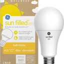 GE Sun Filled LED Light Bulb, 60 Watt, Soft White, A21 (1 Pack) (1 Count (Pack of 1))