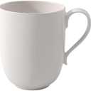 New Cottage Collection Latte Machiato Mug, Premium Porcelain, Made in Germany, Dishwasher and Microwave Safe, 12.5 oz Capacity, Rich, Creamy White