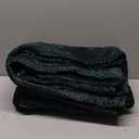 Fuzzy Blanket or Fluffy Blanket for Baby, Soft Warm Cozy Coral Fleece Toddler, Infant or Newborn Receiving Blanket for Crib, Stroller, Travel, Decorative (28Wx40L, XS-Black Green)