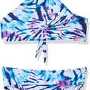 Kanu Surf Girls' Mahina UPF 50+ Beach Sport Halter Bikini 2-Piece Swimsuit, 4T