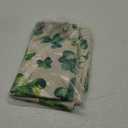 Siilues St Patricks Day Table Runner, Lucky St Patricks Day Decoraions Green Shamrock Seasonal Spring Holiday Table Decorations for Indoor Outdoor Dining Table Decor (13'' x 48'')