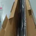 Ivilon Drapery Window Curtain Rod - End Cap Style Design 1 Inch Pole. 72 to 144 Inch Color Black