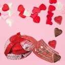 2 x Fruidles Happy Valentine's Milk Chocolate Hearts in Mesh Bag, Creamy Chocolaty Hearts, Holiday Treats, Individually Wrapped, Kosher Certified (6 Mesh Bags) (EXP 04/21/27)