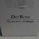 Der Rose 3pcs Fake Succulents Plants Artificial for Bathroom Bedroom Home Room Decor Aesthetic Indoor (White)