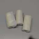 3 Pack 2 inch Wide Beeswax Pillar Candle 4 inch Tall, Smokeless and Long Lasting Natural Pure Bees Wax Candle, Unscented, Off White