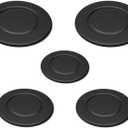 W10832694 Range Surface Burner Cap Set for Whirlpool, Gas Stove Burner Caps 5-Pack