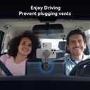 Electric Vacuum Suction Car Phone Holder, 360 Rotation Magnetic Phone Holder for Car Foldable Strong Suction Adjustable Car Phone Mount Stand for iPhone16/15/14/13/12(Not Charge Phone)