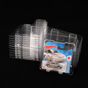 12 Pcs Protector Packs Compatible with Hot Wheels Short or European Cards Model Car Clamshell Cases Plastic Display Protective Case Clear Die Cast Car Blister Pack Covers