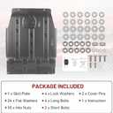 Transmission Skid Plate fits 2015-2022 F150 4WD, 2.7L/3.5L EcoBoost, 3.3L