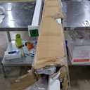 Egadis 1 Pack 36 in. H x 8 ft. W White Porch and Deck Railing Kit, Aluminum Stair Railing Kit, Textured AAMA 2604 Powder-Coat Finish Rail System for Concrete Steps or Wooden Stairs (1 Post, 1 Panel)