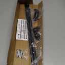 Curtain Rods for windows 32-48 inch, 5/8 inch Decorative Curtain Rod Set, Matte Black Splicing Heavy Duty Metal Curtain Rod with Brackets