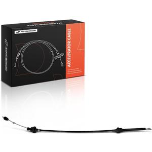 A-Premium 18.86 inch Carburetor Accelerator Cable Compatible with Chevrolet | for Impala, Caprice, C10, C20, C30 & GMC K1500, K25 Suburban, K35, R3500 & Cadillac DeVille & Buick & Oldsmobile & Pontiac