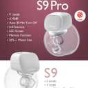Momcozy S9 Pro Wearable Breast Pump, Hands-Free Double Electric Portable Pump 2 Count,Matte Gray