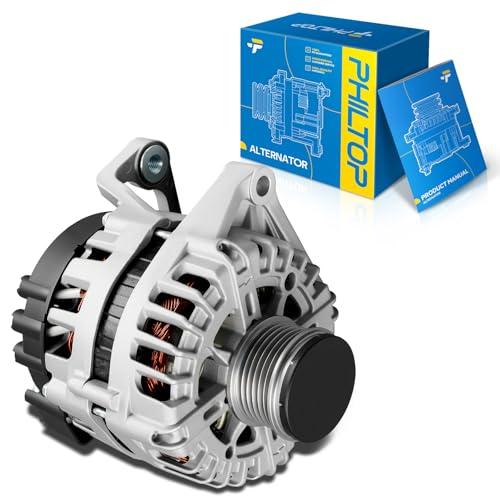 PHILTOP Alternator Compatible with 2011-2015 Chevrolet Cruze 1.8L, 130 Amp Alternator Replace 11560N 201115062818 210513200805 220514102738 230202221424