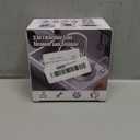 Kitchen Sink Drain Strainer, 3 in 1 Pop Up Kitchen Sink Stopper, with an Extra Basket Strainer, Universal for US Standard 3-1/2 Inch, Chrome Silver