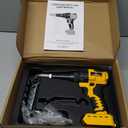 Cerycose Rivet Gun Compatible with Dewalt 20V Battery, Cordless Rivet Tool with 3 Size (1/8", 5/32", 3/16") Aluminum Rivets, Brushless Motor Rivet Gun Kit Nose Piece, Tool Only