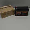 12V 10Ah Lithium LiFePO4 Deep Cycle Battery, 2000+ Cycles Rechargeable Battery for Solar/Wind Power, Lighting, Power Wheels, Ride-on Toy, Fish Finder and More, Built-in 10A BMS