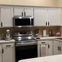 20 Pack 5 Inch 128 mm Matte Black Round Cabinet Handles with Base Plate Aluminum Drawer Pulls Sliding Door Pulls Window Sliding Closet