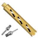 2" Dry Core Drill Bits for Cured Concrete with Rebar Brick Block Masonry etc 13in/330mm Drilling Depth10mm Diamond Segment Height2 Adapters