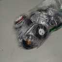 10Pcs 2 Inch LED Trailer Marker Lights, 9 LED 2" Round Clearance Marker Lights with Reflectors for Trailer Truck, RV, Waterproof Sealed, 12V (Amber + Red)